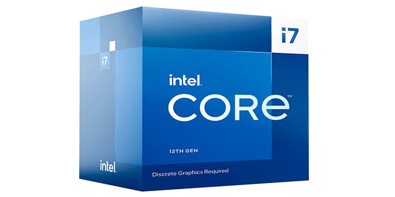 Intel Core i7 Socket 1700 Raptor Lake 13th Gen Processors