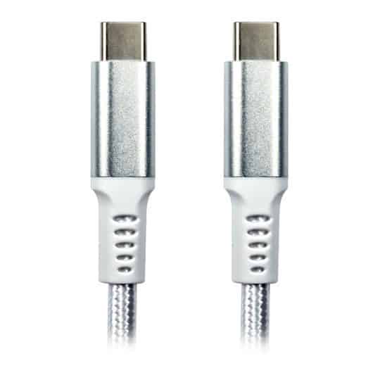 (image for) XClio 1m USB 3.1 Type-C Braided Cable White