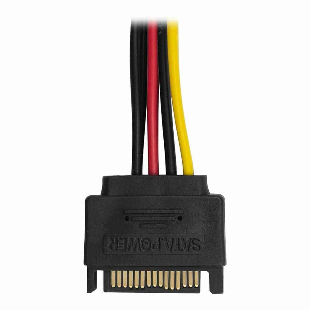 Xclio 15cm SATA Power Y Splitter Cable Adapter for HDD/SSD