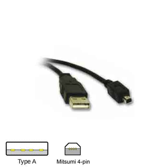 (image for) Xclio Mini Mitsumi USB 2.0 Cable 2M