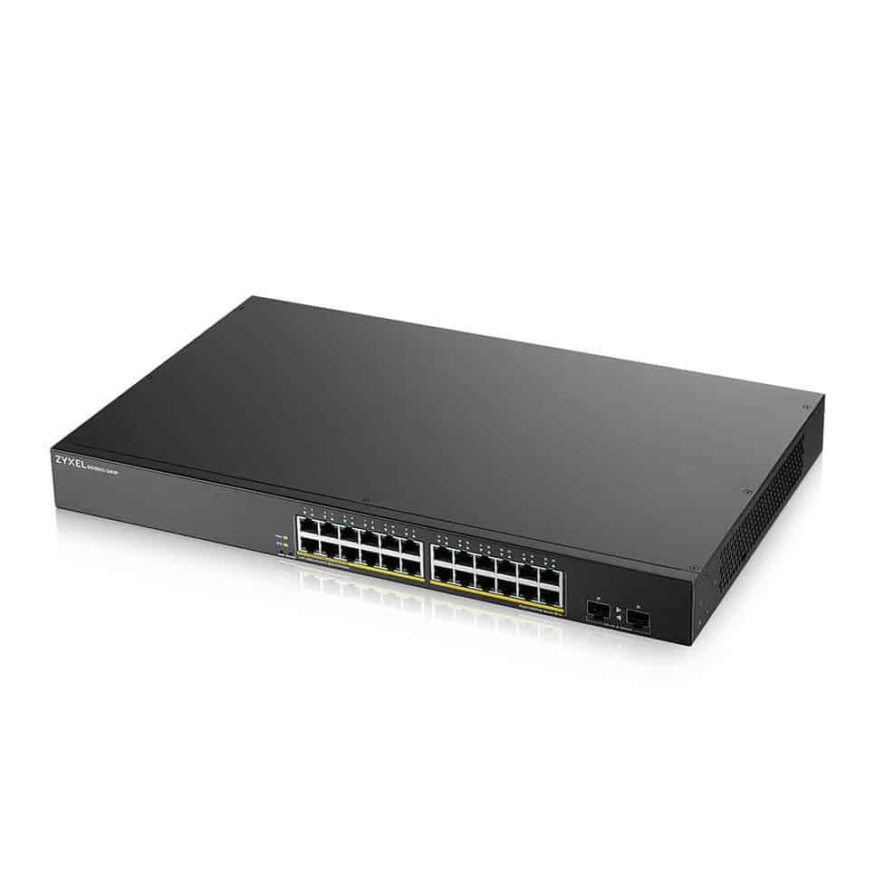 (image for) Zyxel 24-Port GS1900-24EP Smart Managed Gigabit PoE+ Switch 130W
