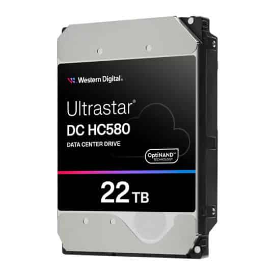 WD Ultrastar DC HC580 SE NP3 22TB 3.5" SATA Hard Disk Drive 7200rpm