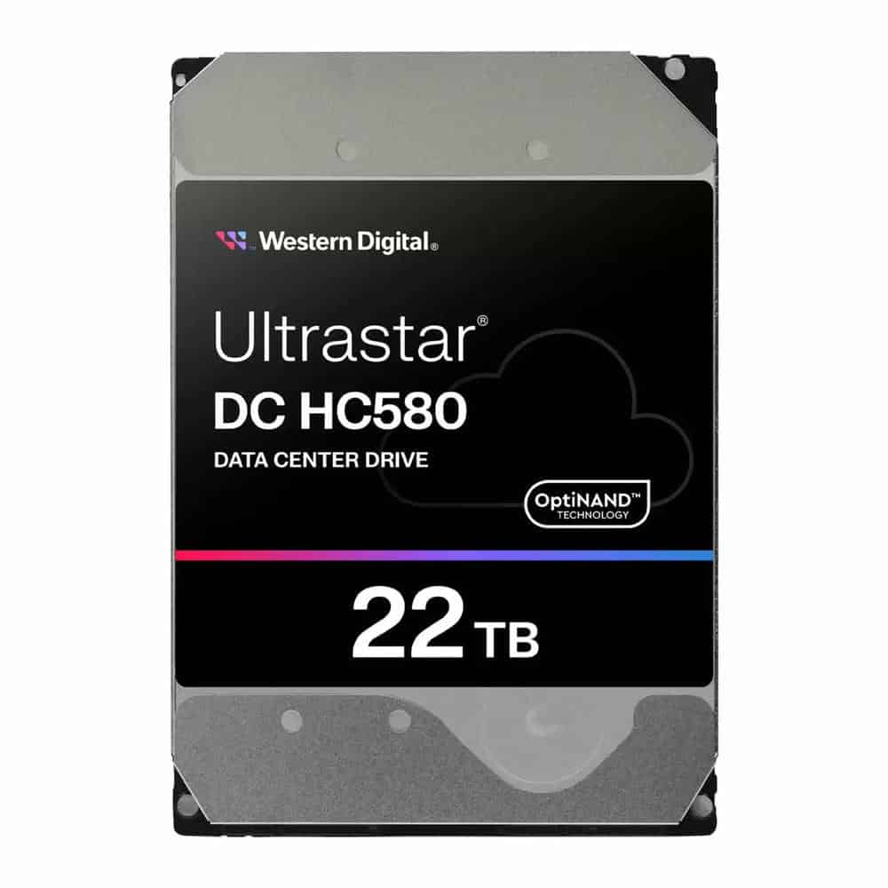 (image for) WD Ultrastar DC HC580 SE NP3 22TB 3.5" SATA Hard Disk Drive 7200rpm