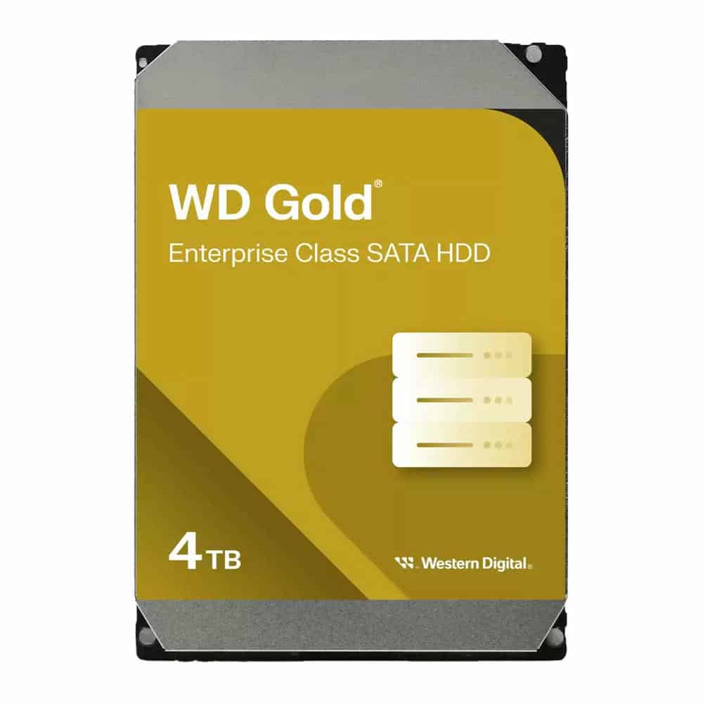Western Digital Gold Enterprise Class 4TB 3.5" Enterprise SATA HDD/Hard Drive